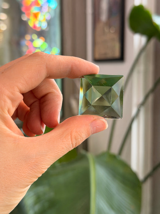 Moss Green Jewel - Square (30mm) Tools Colorado Glass Works