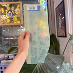White Tan Mottled Chicago Art Glass