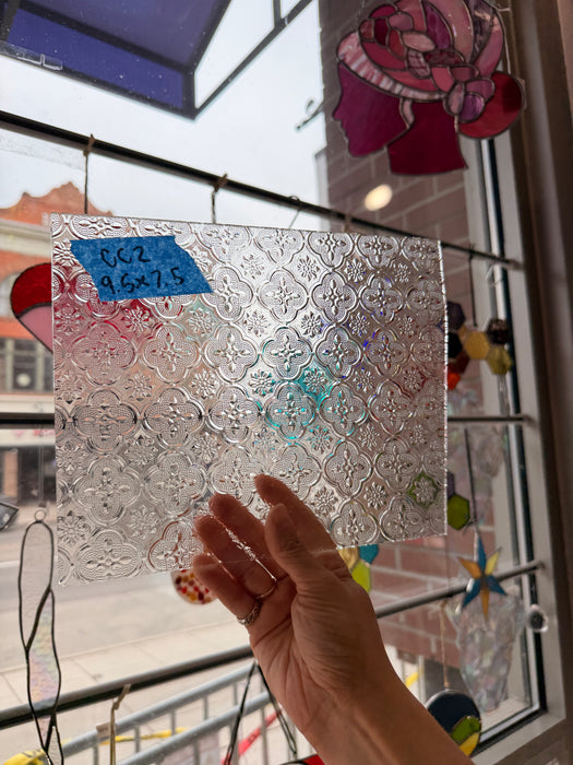 Clear Lace Morisco Sheet Glass Colorado Glassworks