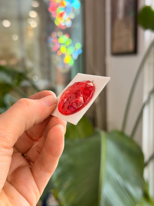 Light Red Jewel - Round (30mm) Tools Colorado Glass Works