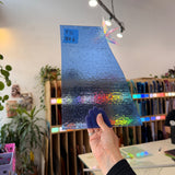 Medium Blue Transparent Sheet Glass Colorado Glassworks 10x6in (WM-53735469)