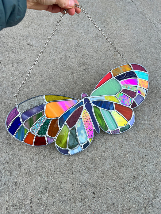 Large Patchwork Butterfly Finished Pieces Colorado Glassworks