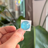 Light Aquamarine Jewel - Round (20mm) Tools Colorado Glass Works