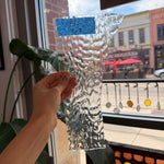 Clear Ripple Textured