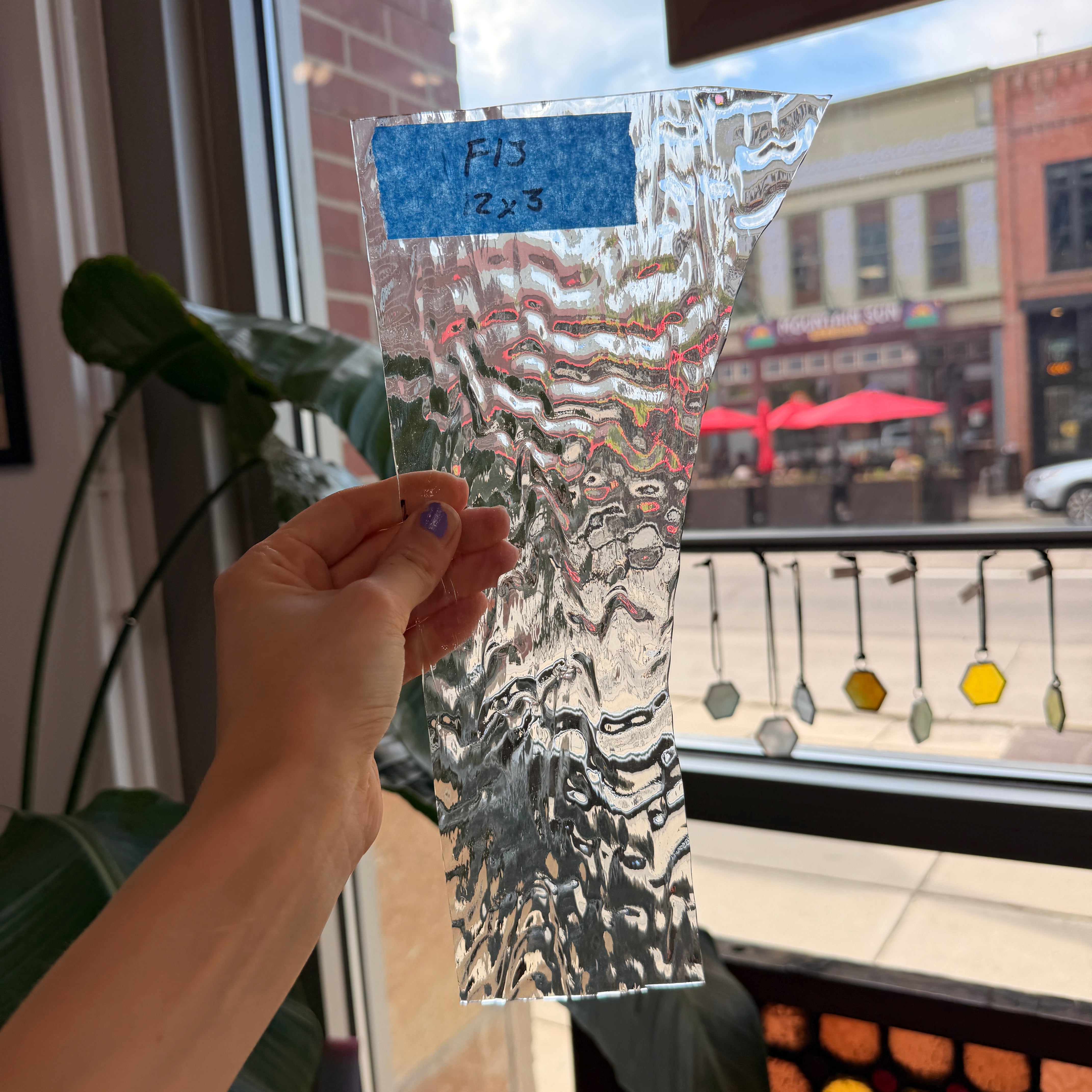 Clear Ripple Textured