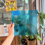 Blue Wispy Transparent Wissmach