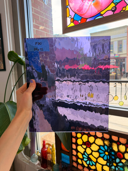 Grape Purple Waterglass Oceanside Fusible 96 COE Fusible Sheet Glass Oceanside Glass