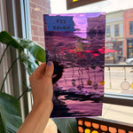 Deep Violet/Pale Purple Waterglass Oceanside Fusible 96 COE