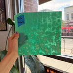 Teal Copper Green Mottled Oceana Sheet Glass Colorado Glassworks