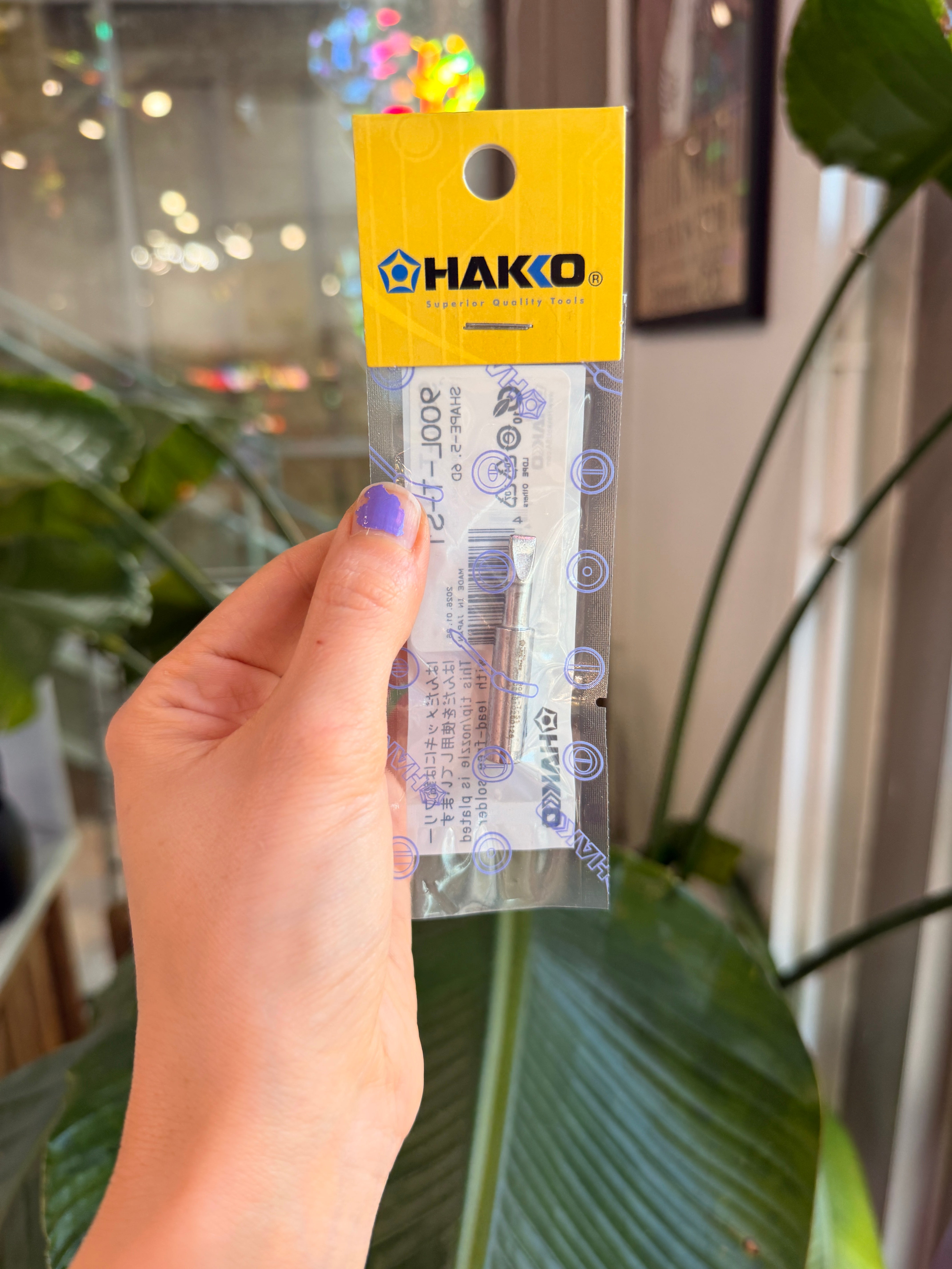 (Larger) Hakko 1/4 in. Replacement Soldering Iron Tip (936-13) Tools Colorado Glassworks