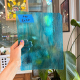 Blue Wispy Transparent Wissmach