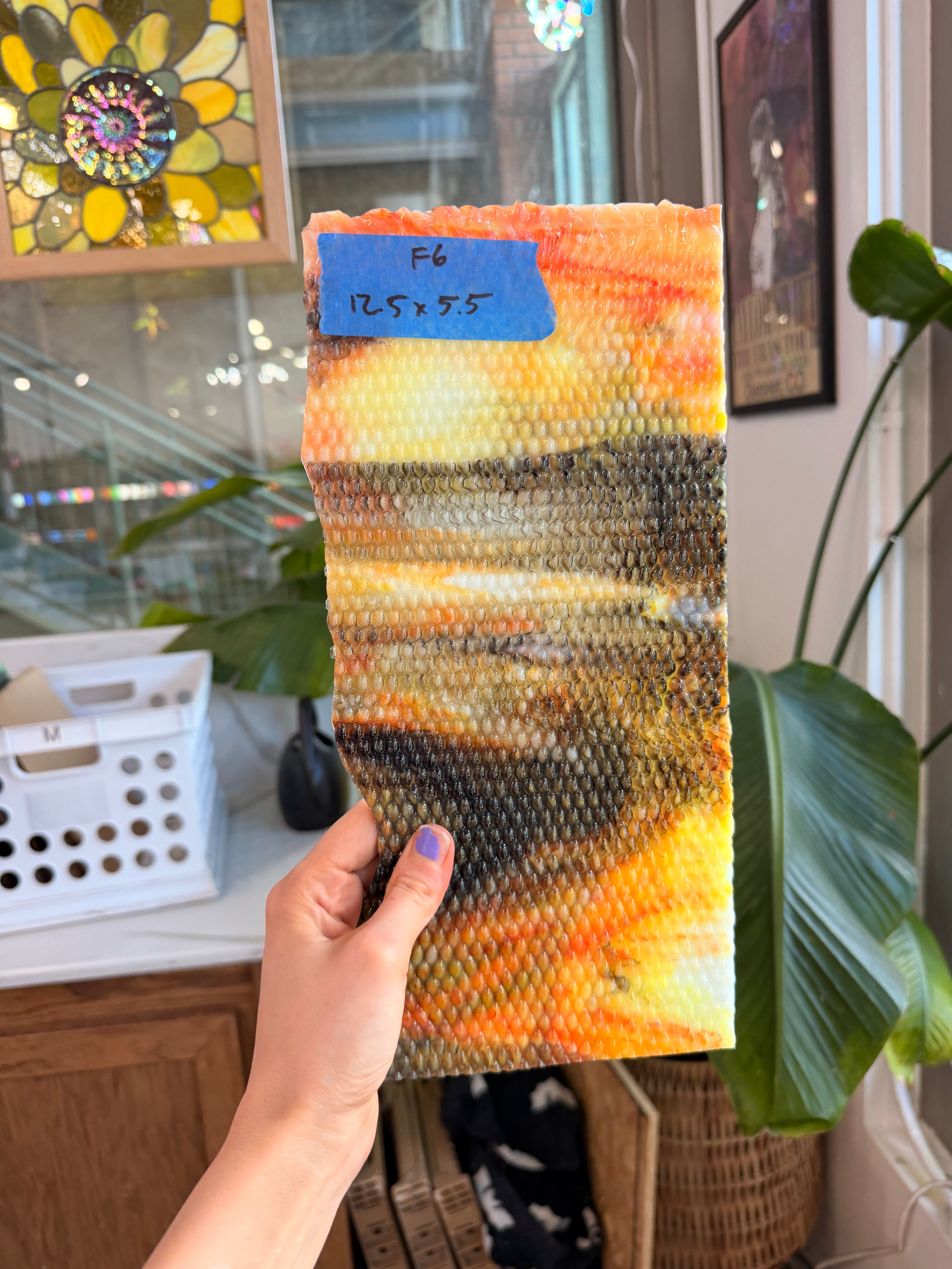 Koi Youghiogheny Sheet Glass Youghiogheny Glass 12.5x5.5in (YG-78937389)