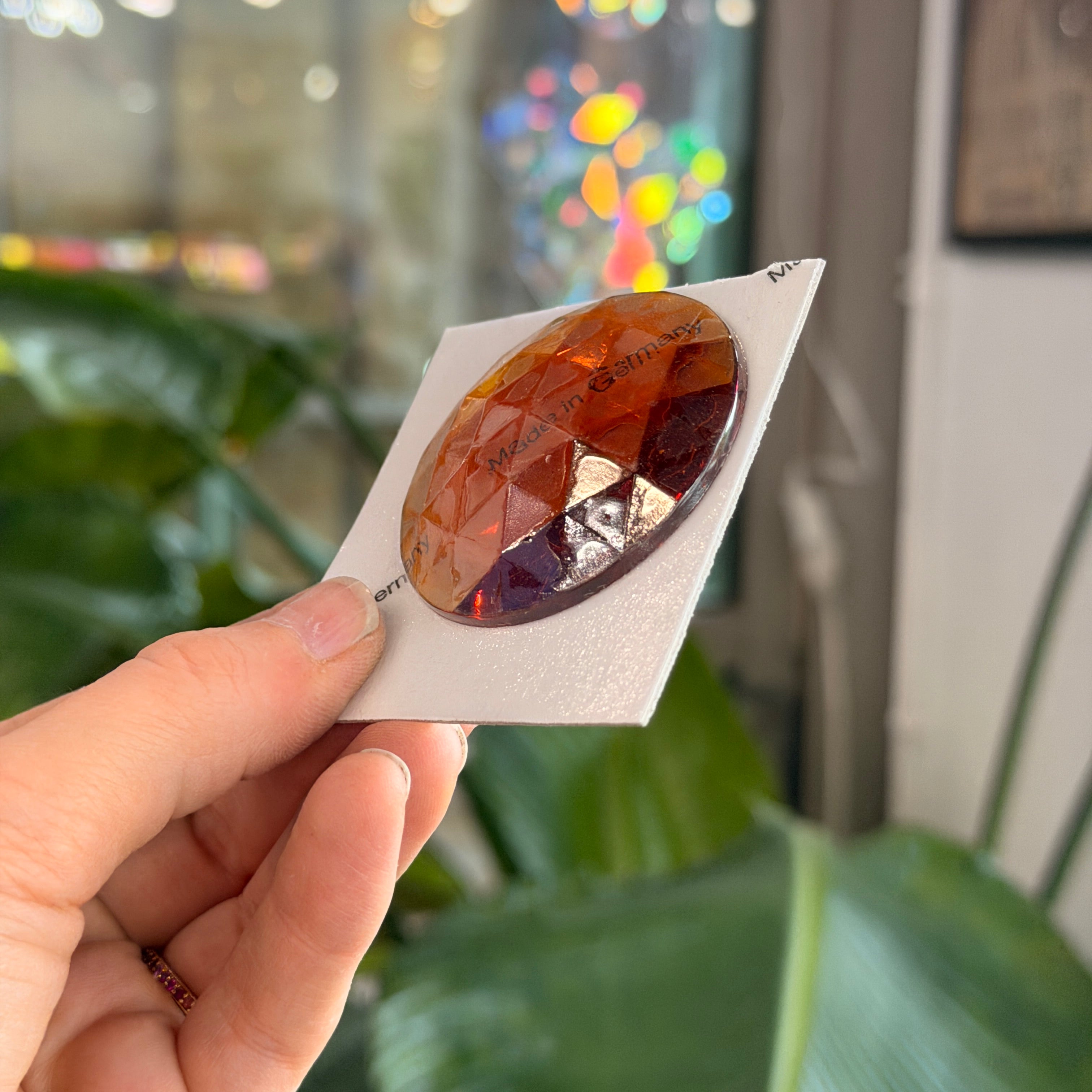 Amber Jewel - Round (50mm)