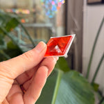 Orange Jewel - Square (30 mm) Tools Colorado Glass Works