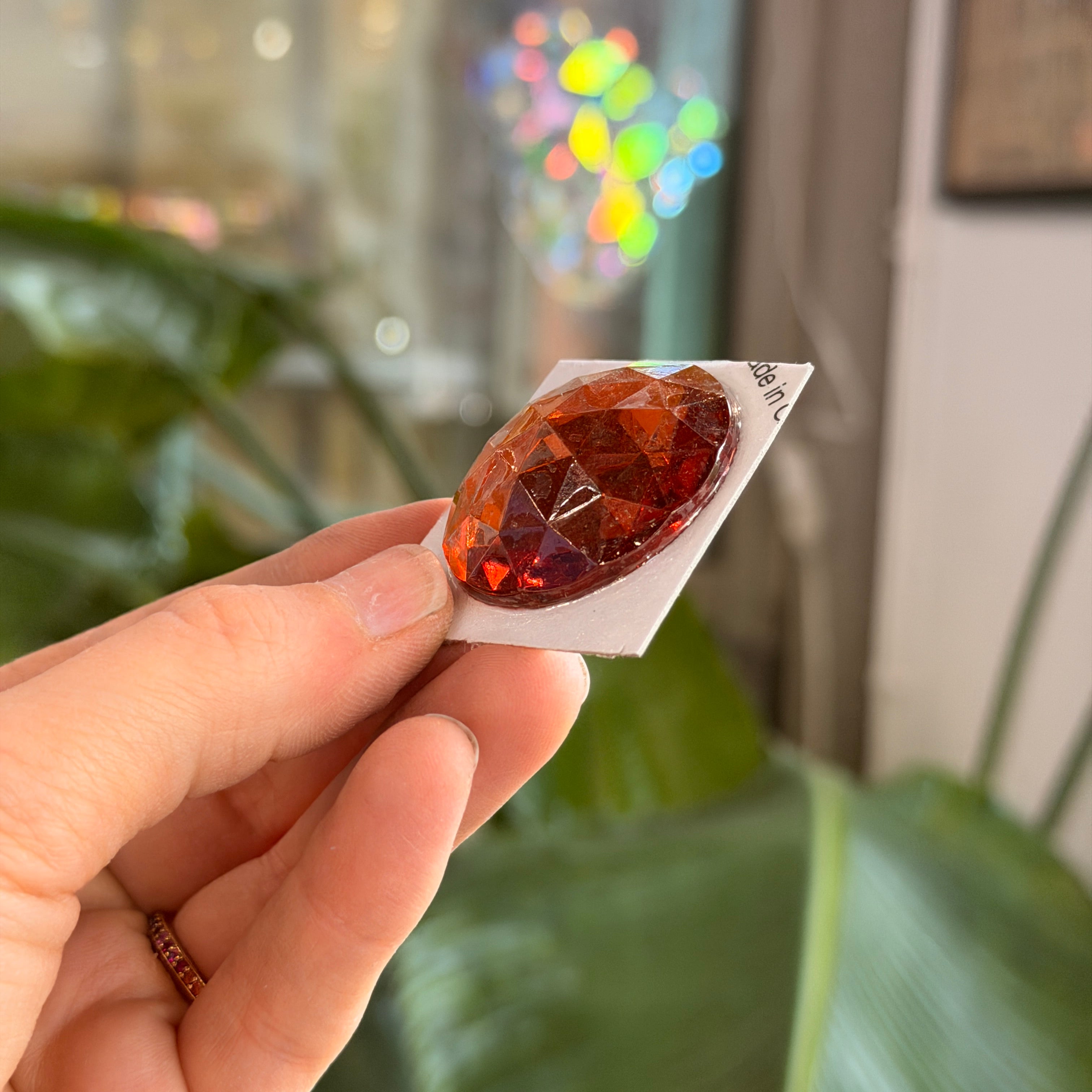Amber Jewel - Round (35mm)