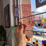 Mouth Blown Amber Fremont Flash Glass
