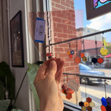 Mouth Blown Amber Fremont Flash Glass