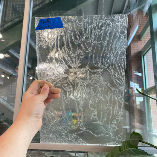 Clear Glue Chip Sheet Glass Colorado Glassworks GC143 (12x8in)