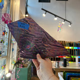 Purple Cathedral Iridescent Ripple Kokomo Sheet Glass Colorado Glassworks
