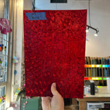 Cerise Ruby Celtic Kokomo Sheet Glass Colorado Glassworks 12x8in (KO-98534957)