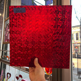Cerise Ruby Celtic Kokomo Sheet Glass Colorado Glassworks