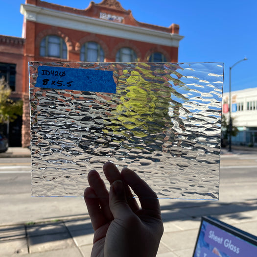 Clear Hammered Industrial Sheet Glass Colorado Glass Works