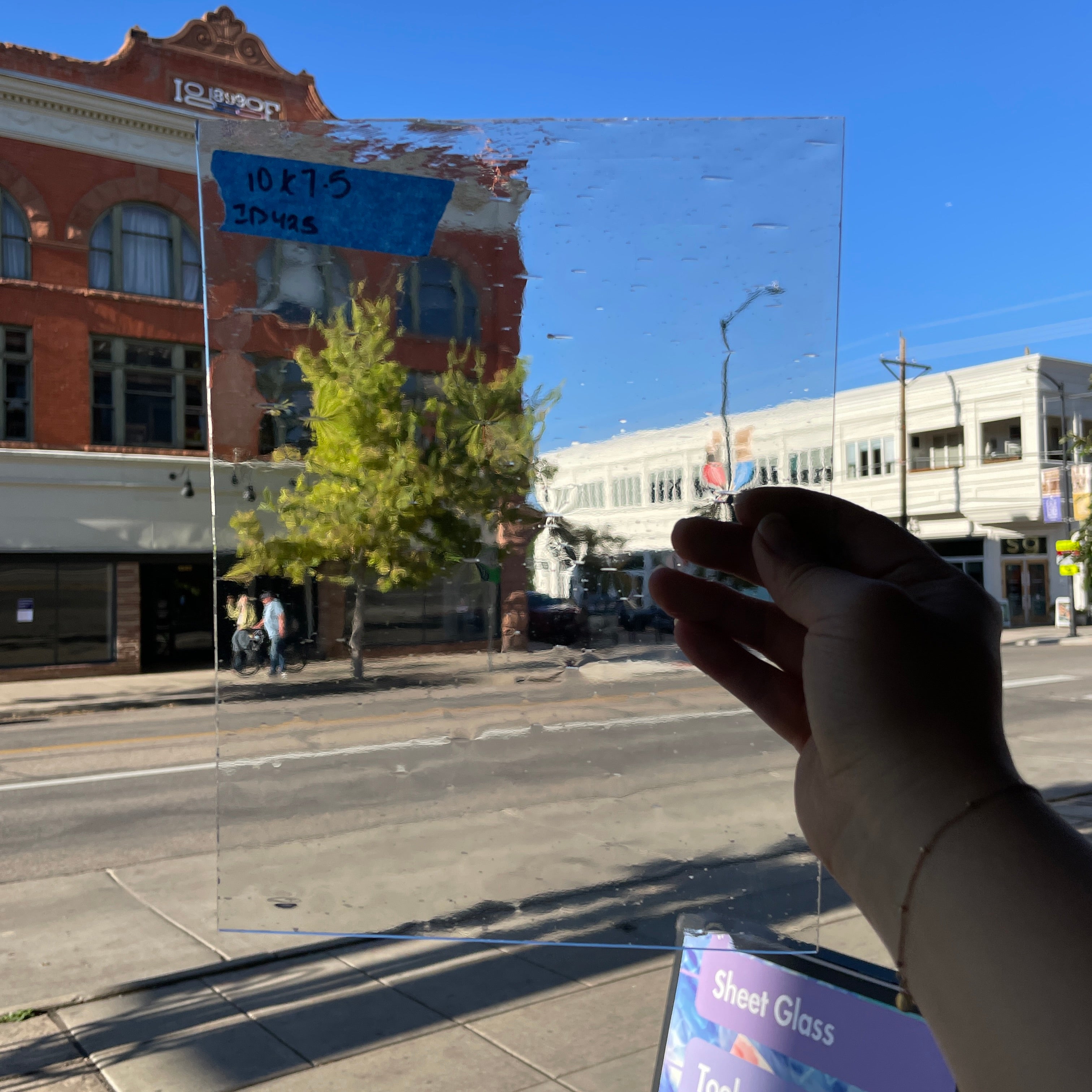Clear Seeded Transparent Industrial Sheet Glass Colorado Glass Works