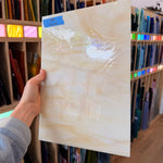 Light Amber Cream Wispy Spectrum Sheet Glass Colorado Glassworks 13x9in (SP-61479213)