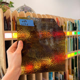 Brown Green Mixed Wispy Sheet Glass Colorado Glass Works
