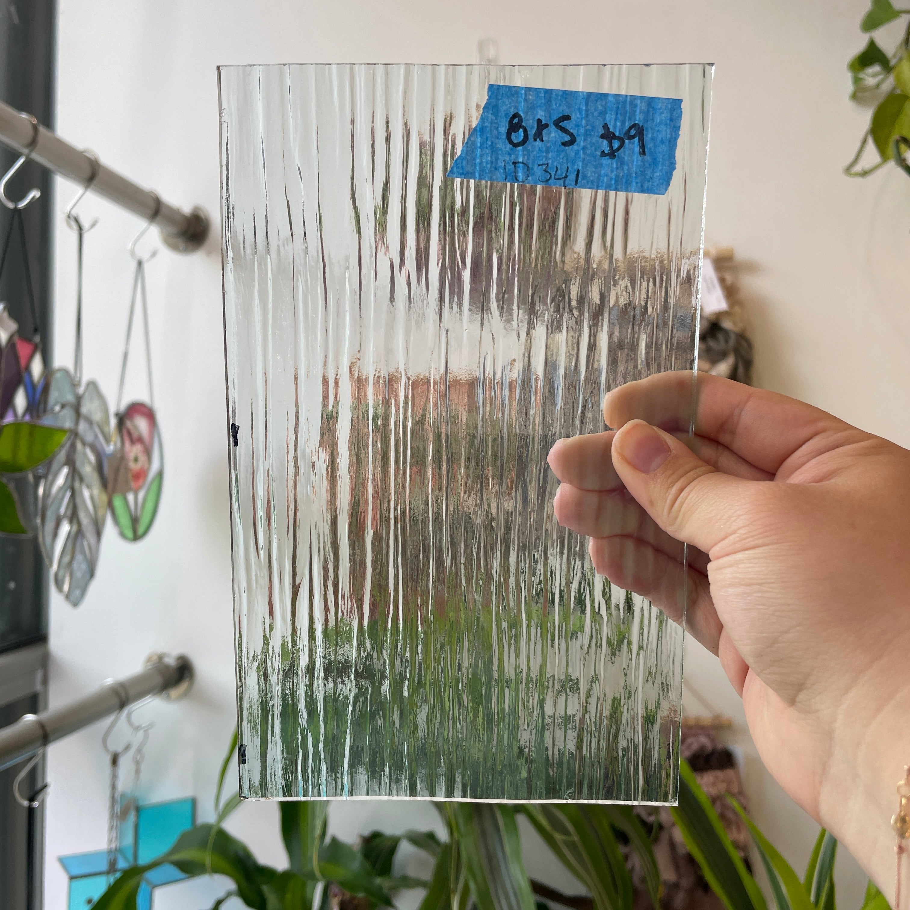Clear Striped Industrial Sheet Glass Colorado Glassworks