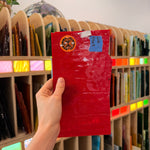 Red Opal Thin Fusible Bullseye 90 COE Sheet Glass Colorado Glassworks