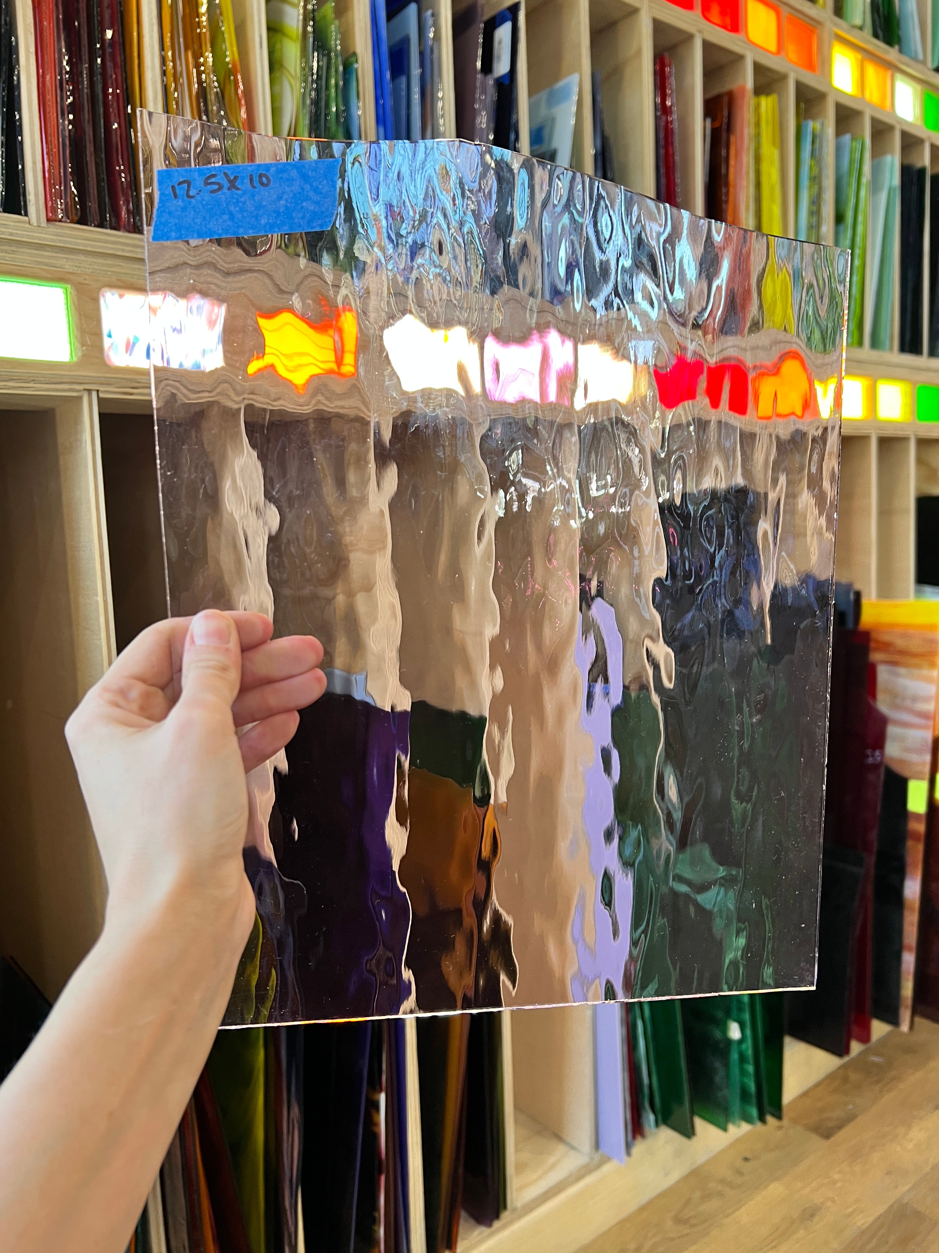 Light Pink Spectrum Waterglass Sheet Glass Colorado Glassworks