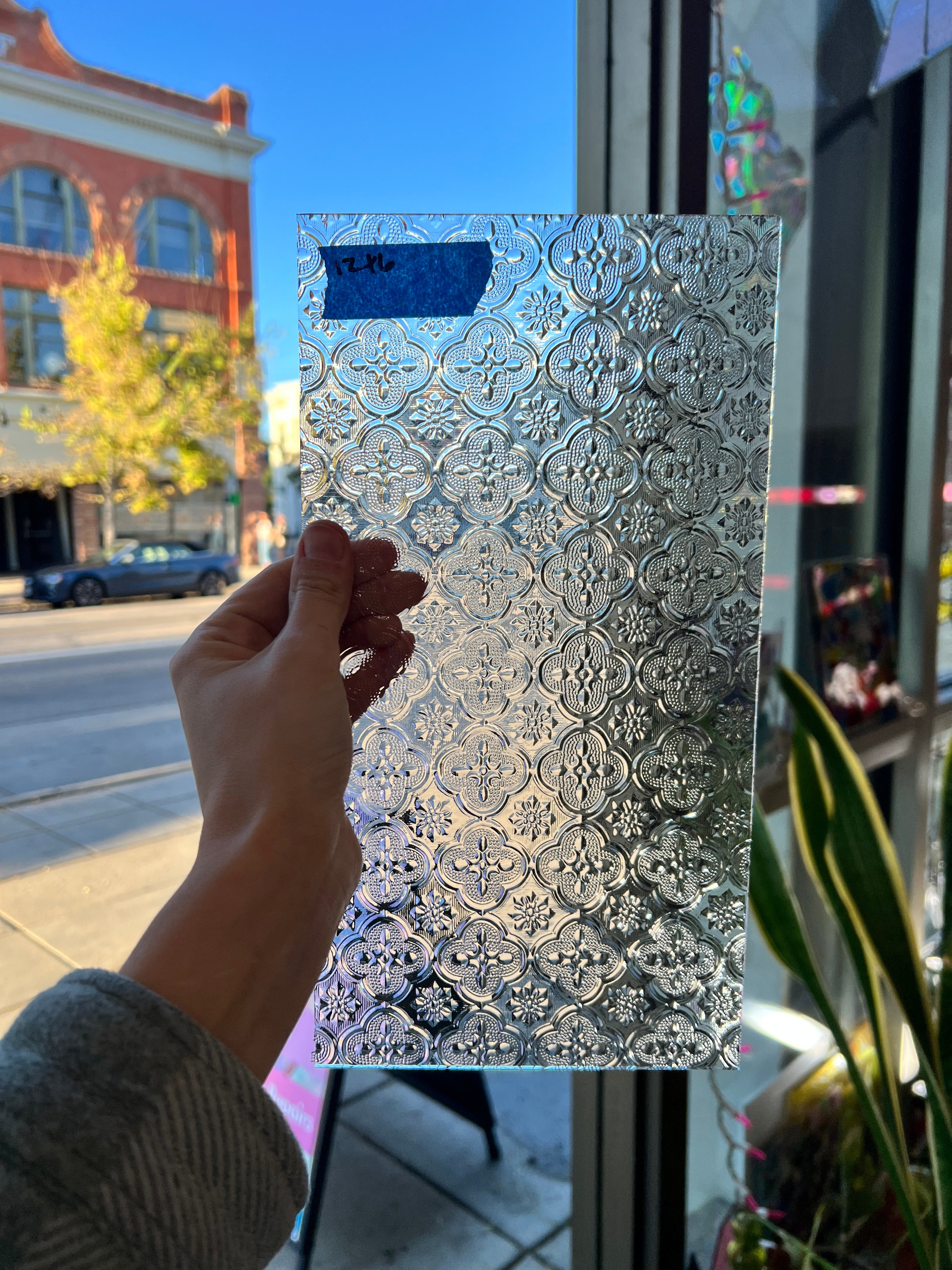 Morisco Lace Clear Sheet Glass Colorado Glassworks