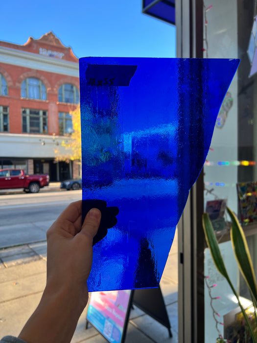 Cobalt Blue Transparent Kokomo Sheet Glass Kokomo