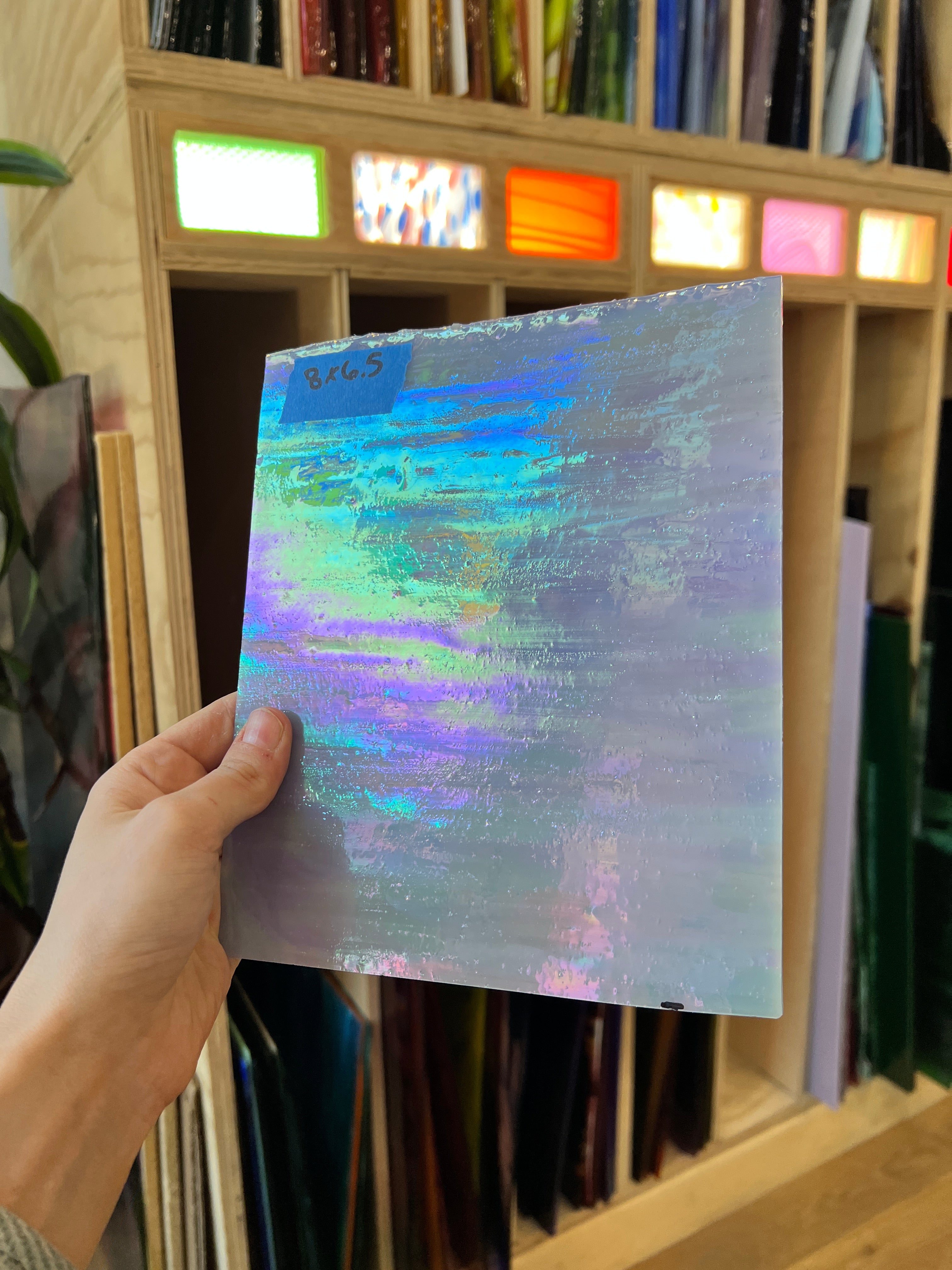 Purple Opaque Iridescent Choice