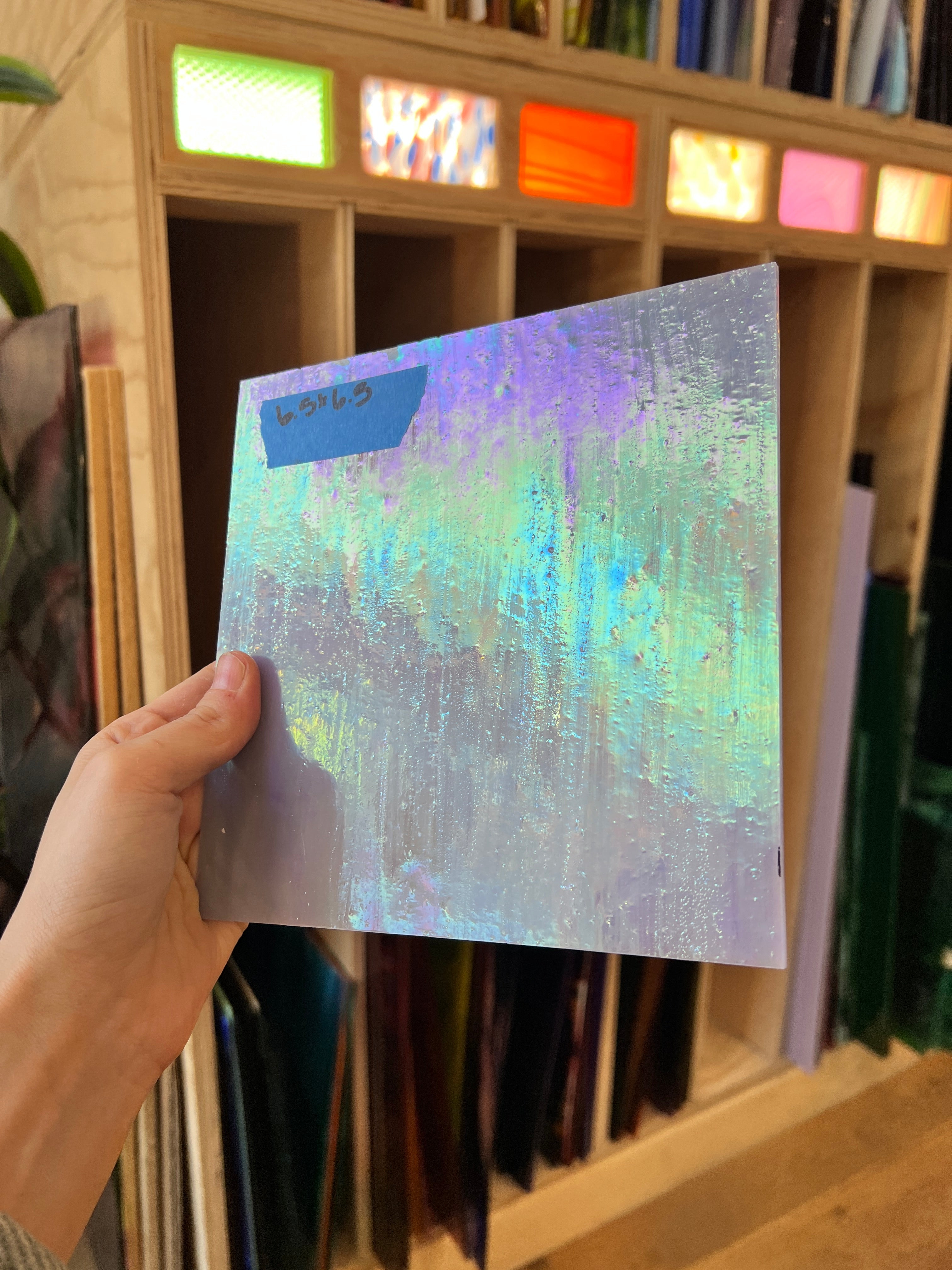 Purple Opaque Iridescent Choice