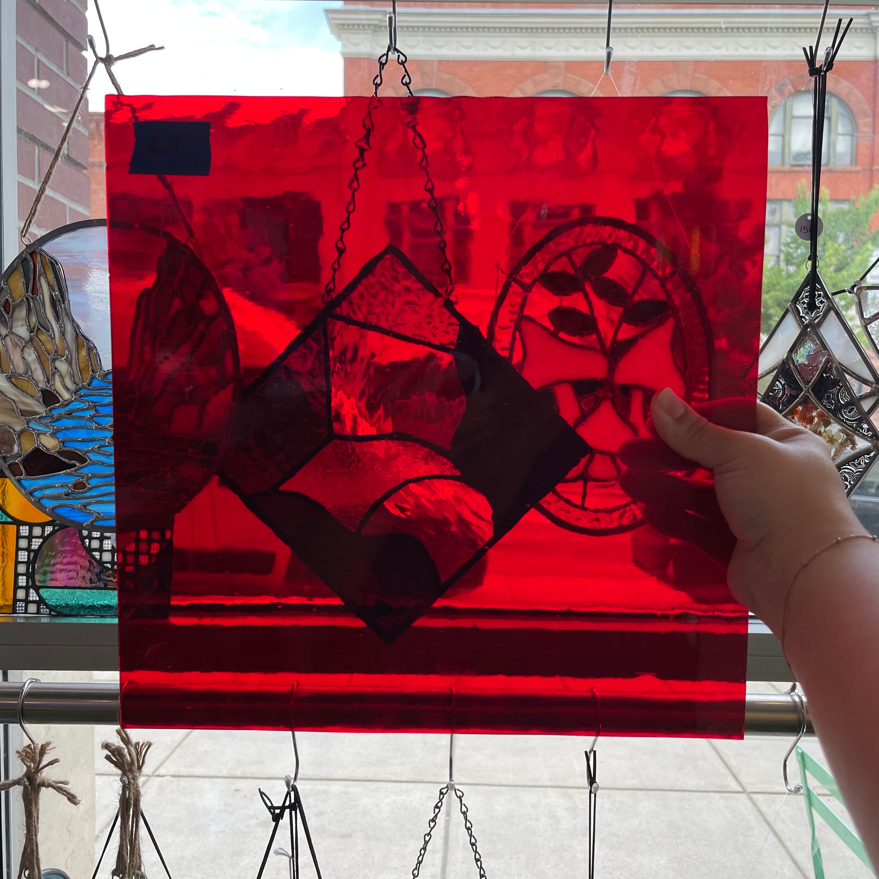 Red Transparent Spectrum Sheet Glass Colorado Glassworks