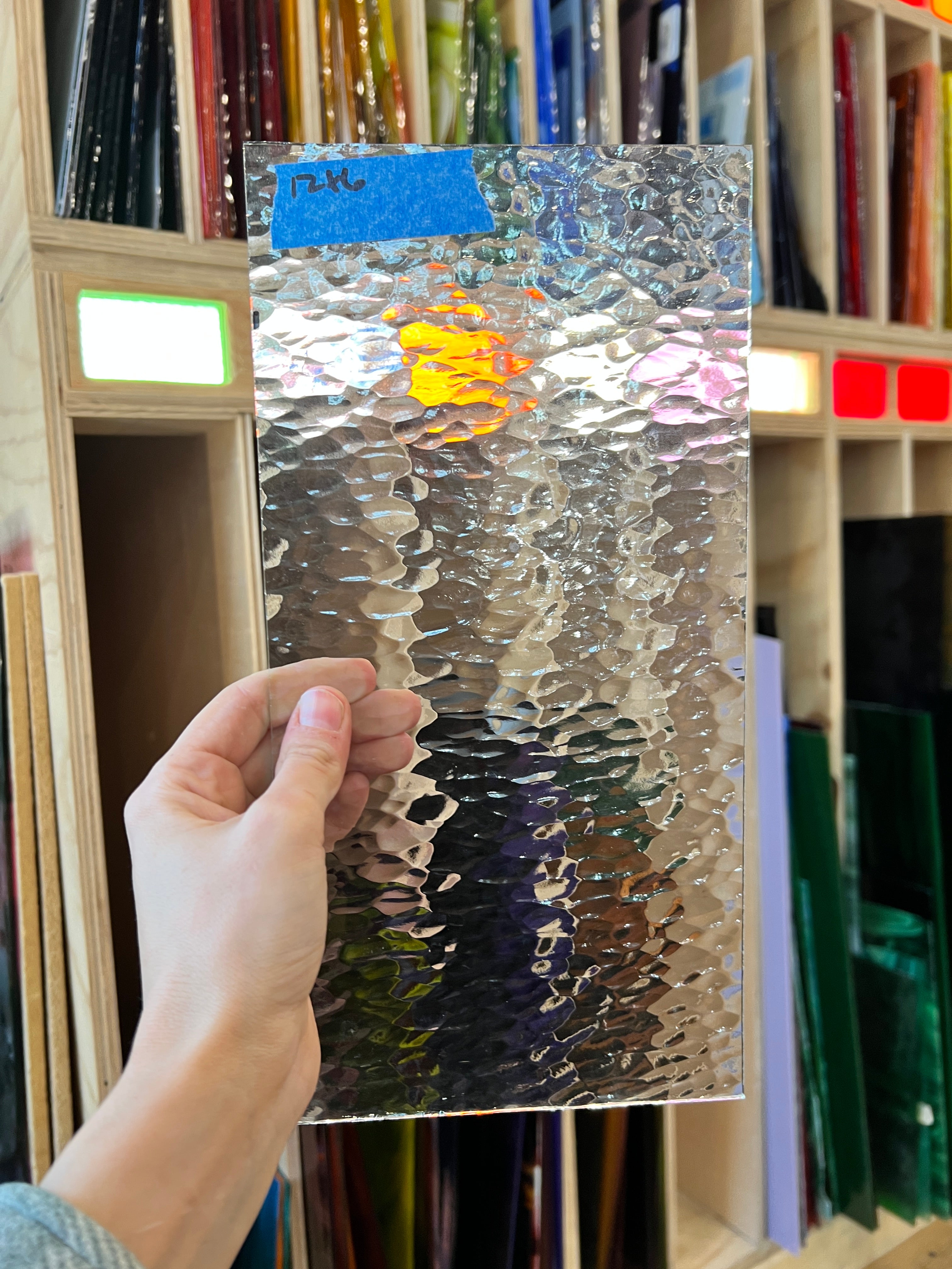 Taffeta Clear Textured Sheet Glass Colorado Glassworks