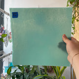 Robins Egg Blue Bullseye Fusible 90 COE Sheet Glass Colorado Glassworks