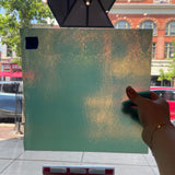 Robins Egg Blue Bullseye Fusible 90 COE Sheet Glass Colorado Glassworks