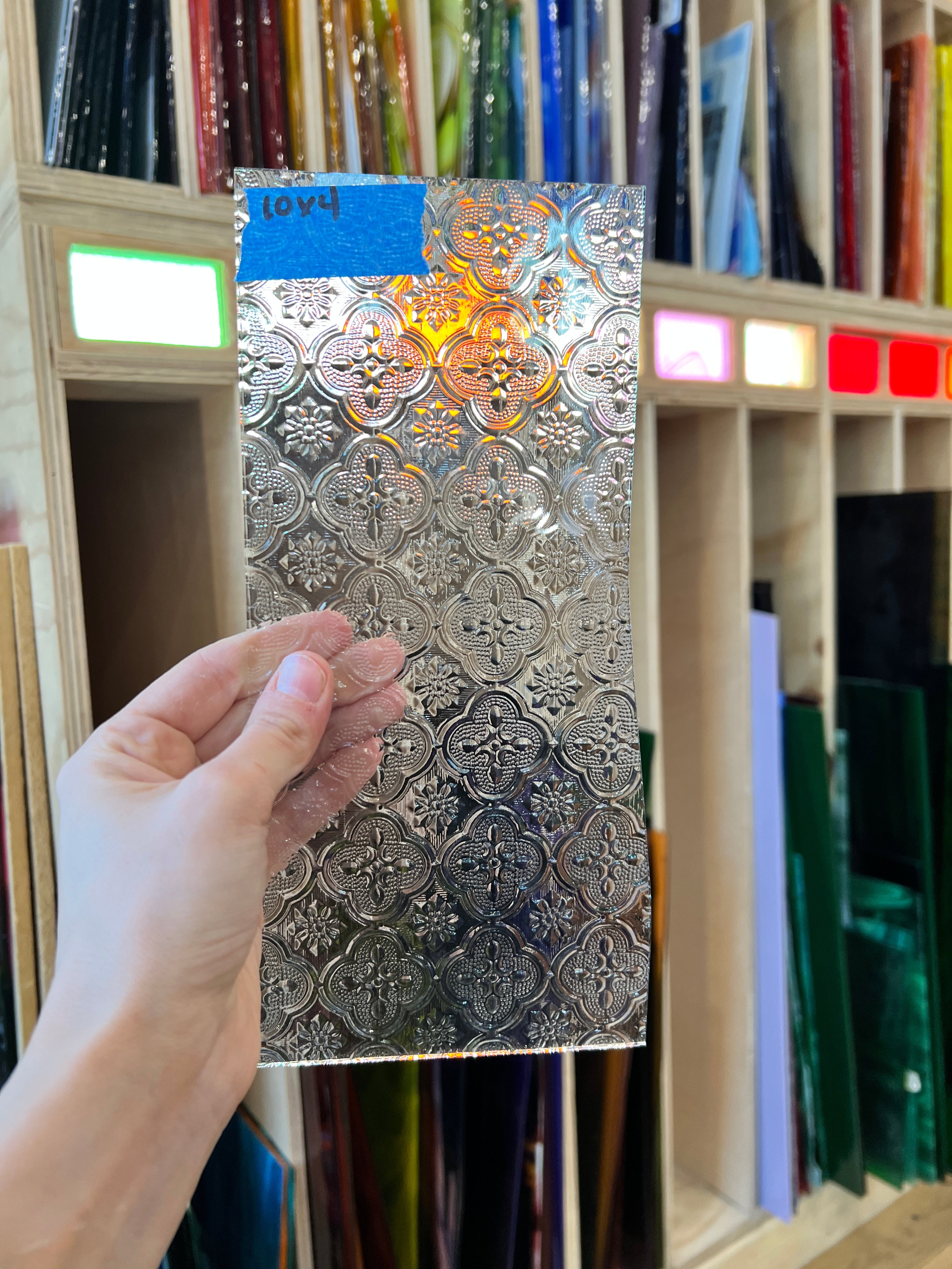 Morisco Lace Clear Sheet Glass Colorado Glassworks