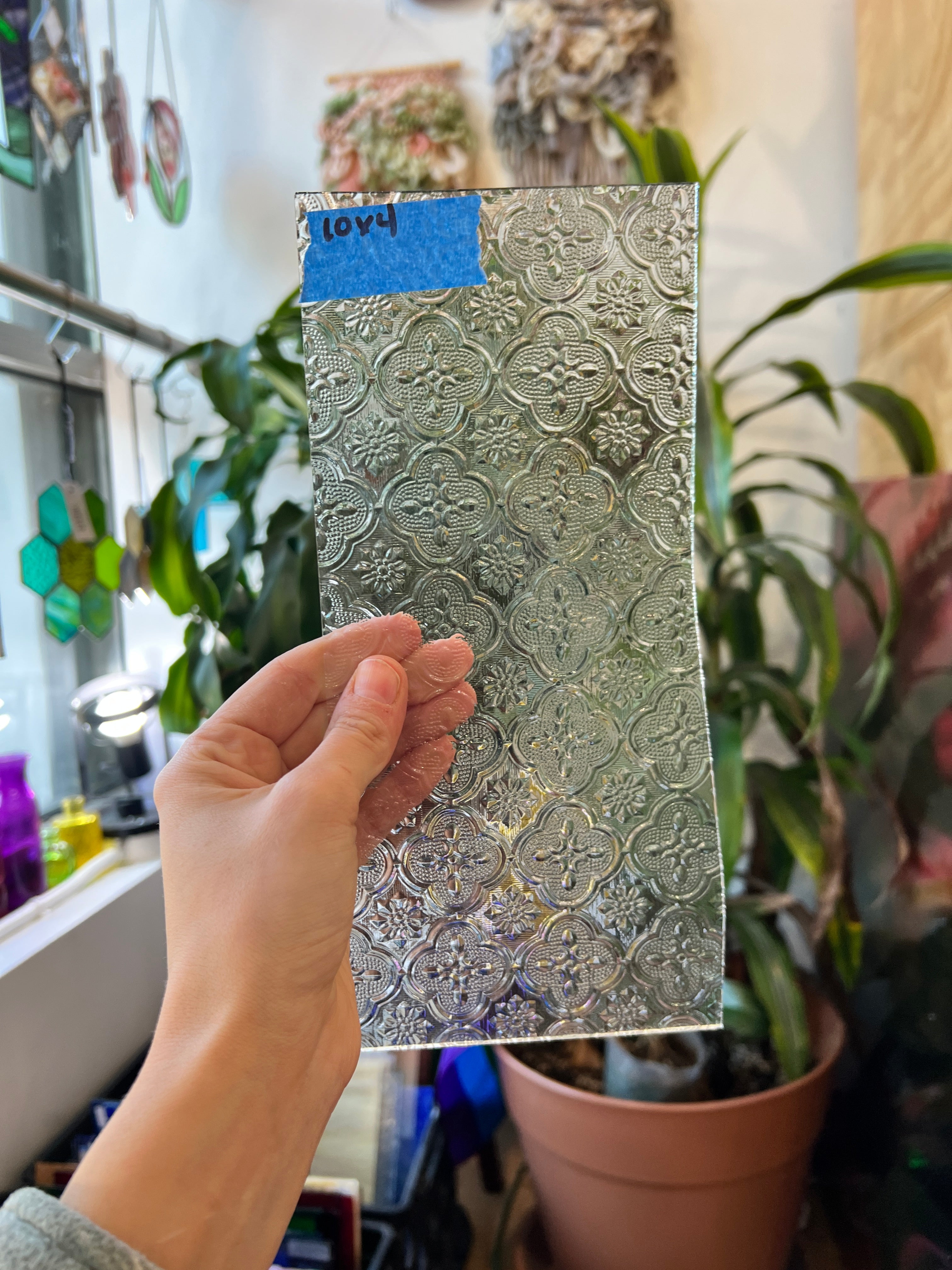 Morisco Lace Clear Sheet Glass Colorado Glassworks