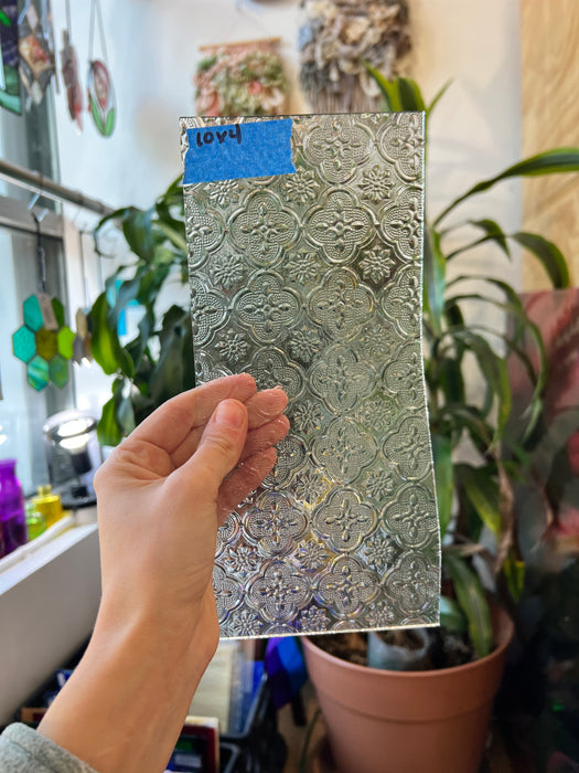 Morisco Lace Clear Sheet Glass Colorado Glassworks