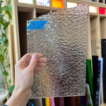 Clear Granite Spectrum Sheet Glass Colorado Glassworks SP1417 (9.5x7in)