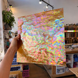 Beige Gold Stipple Iridescent Youghiogheny (Y 5002SPI)
