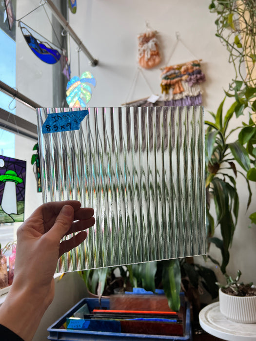 Clear Reeded Industrial Sheet Glass Colorado Glass Works