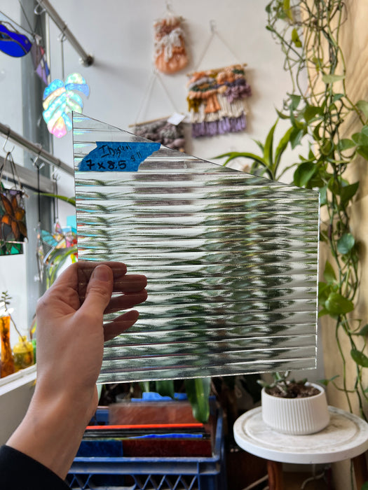 Clear Reeded Industrial Sheet Glass Colorado Glass Works