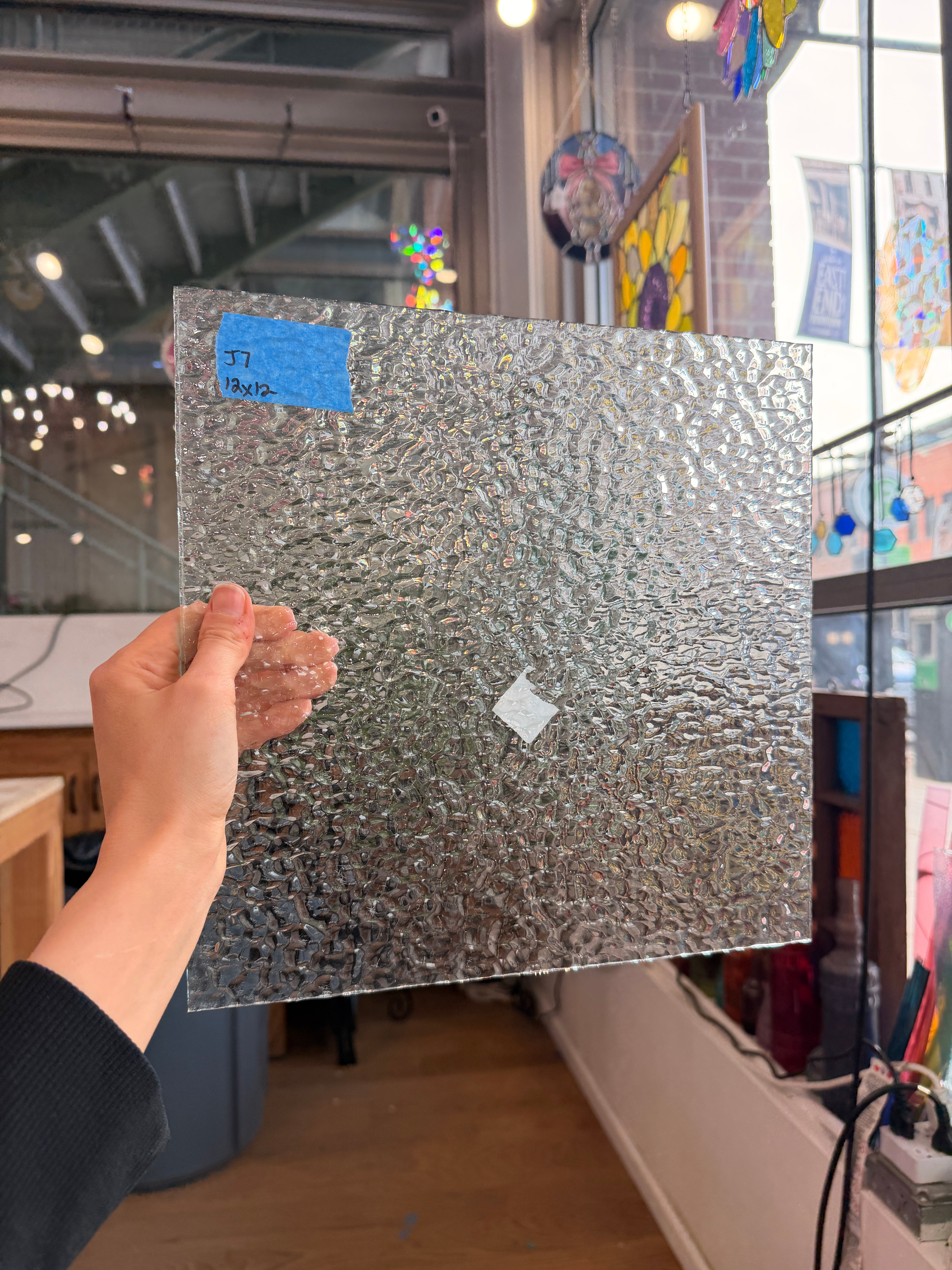 Clear Rippled Sheet Glass Colorado Glass Works