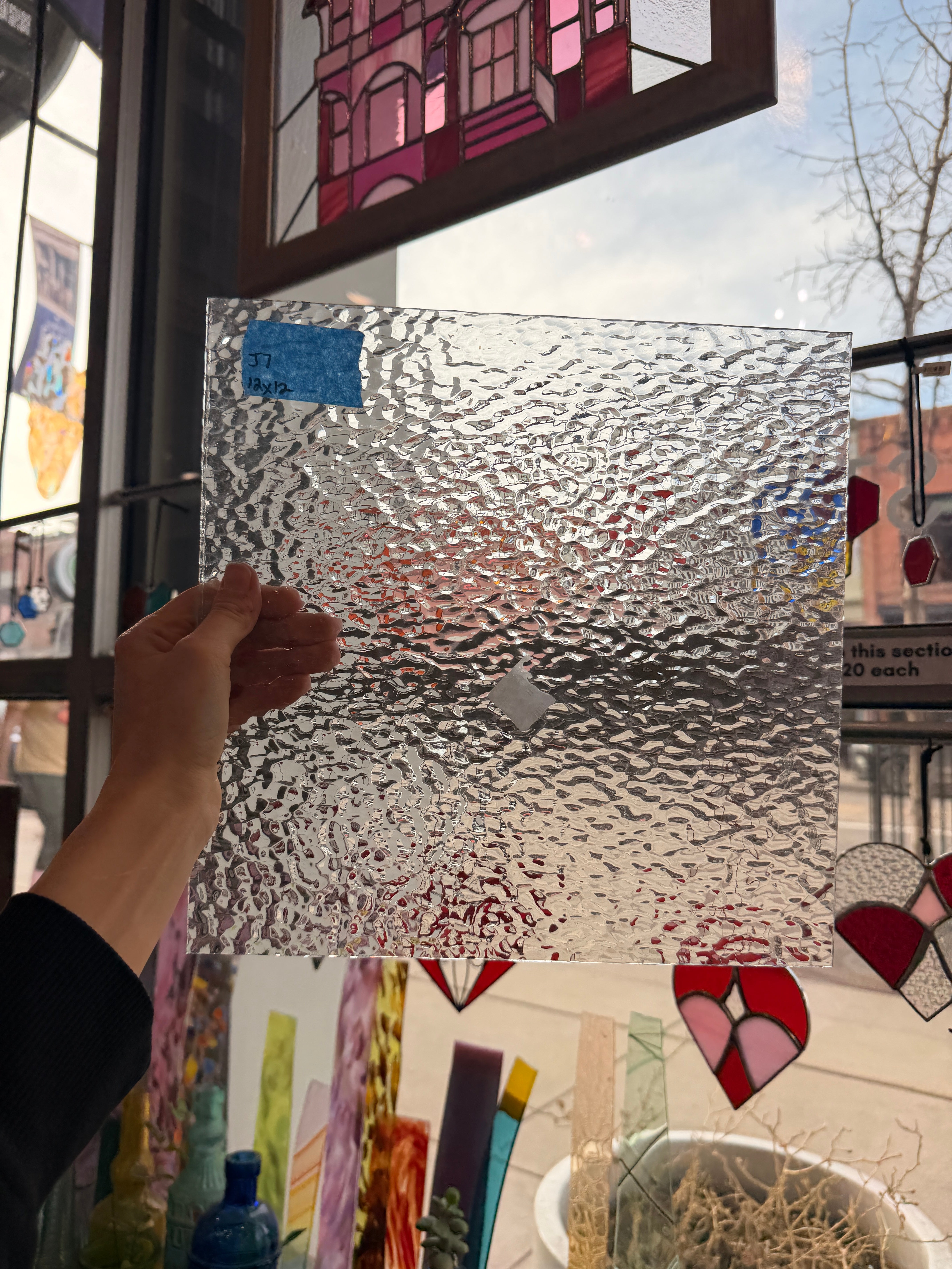 Clear Rippled Sheet Glass Colorado Glass Works