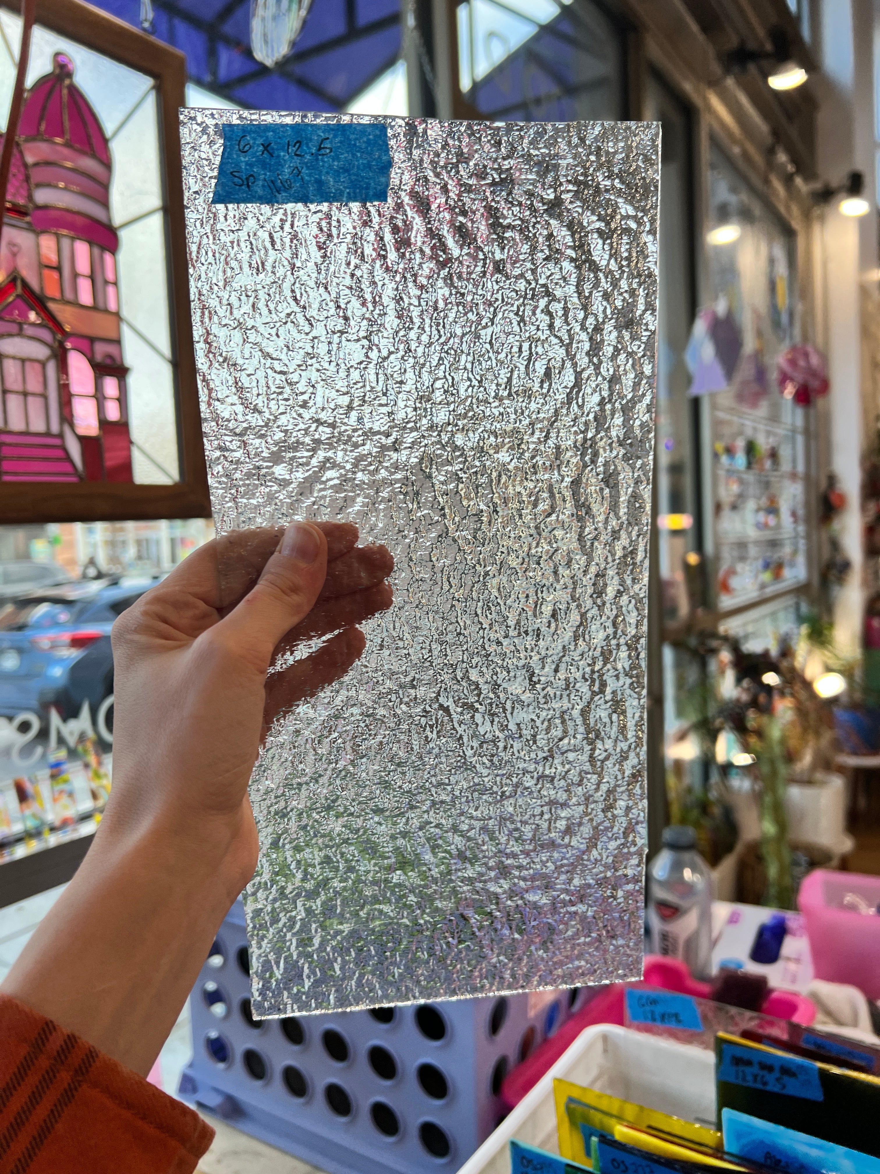 Clear Granite - Spectrum Sheet Glass Colorado Glassworks   